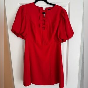 VICI Red Bow Dress NWOT